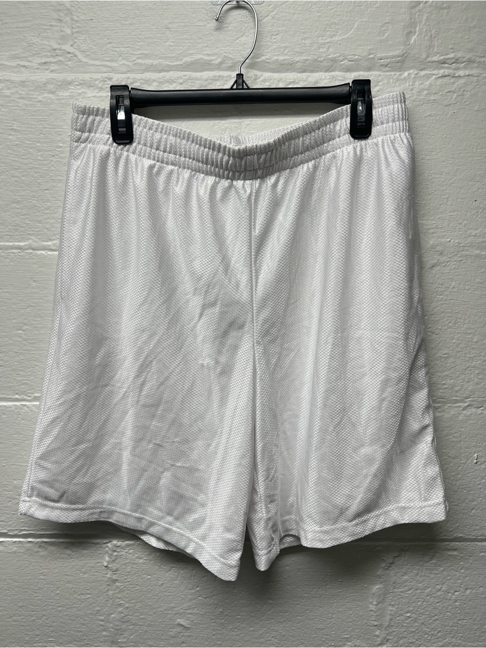 Starter White Athletic Mesh Shorts
